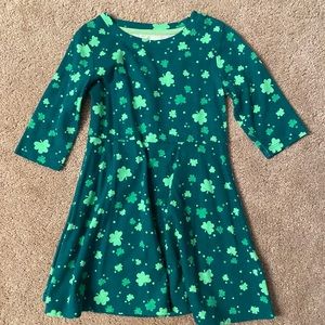 Cat & Jack XS (4) shamrock dress
